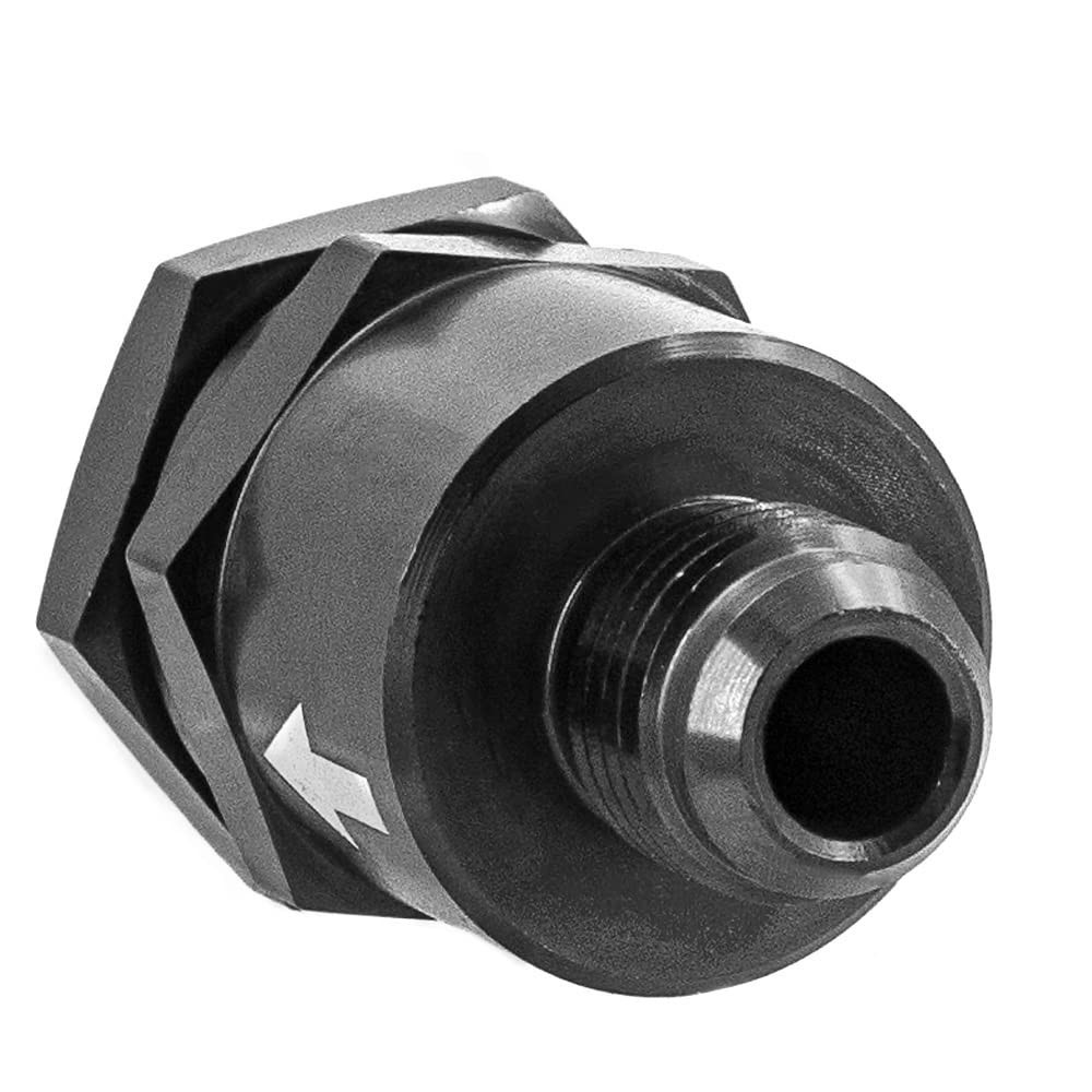 6AN Inline Check Valve One Way Non Return Aluminum Black