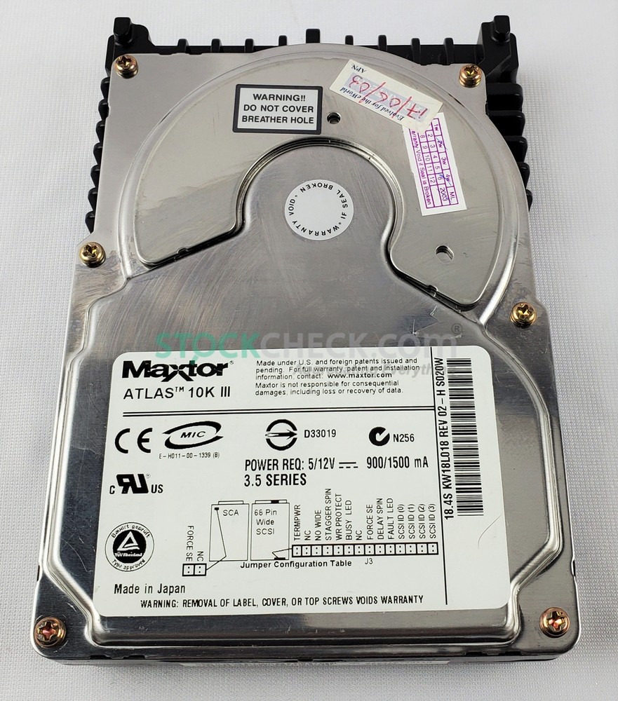 Maxtor KW18L018 Hard Drive