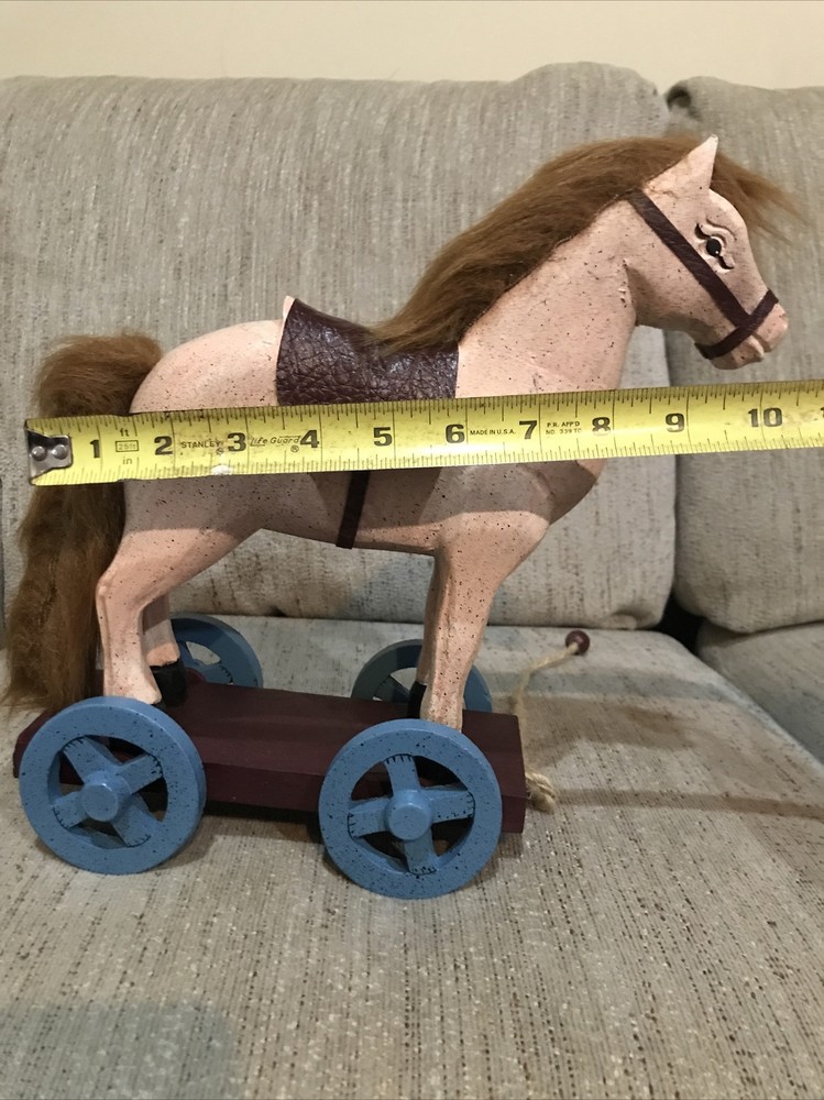 Vintage(?) Reproduction Horse Pull Toy