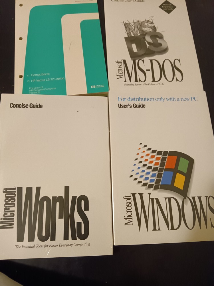 Microsoft Office 1995 User Guides New Condition. MS DOS MS Windows Microsoft...