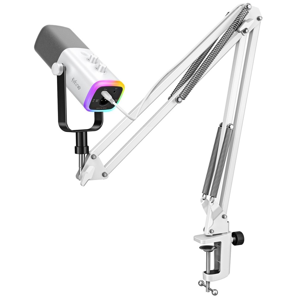 Gaming XLR/USB Microphone Kit Streaming Dynamic Mic Set for PC Computer Mic for