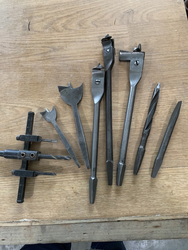 Vintage Woodworking adjustable Auger  Bits