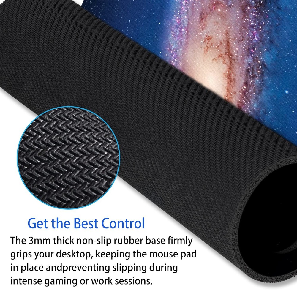Nebula Mouse pad Small Computer Mouse pad with Personalized Galaxy Design Off...