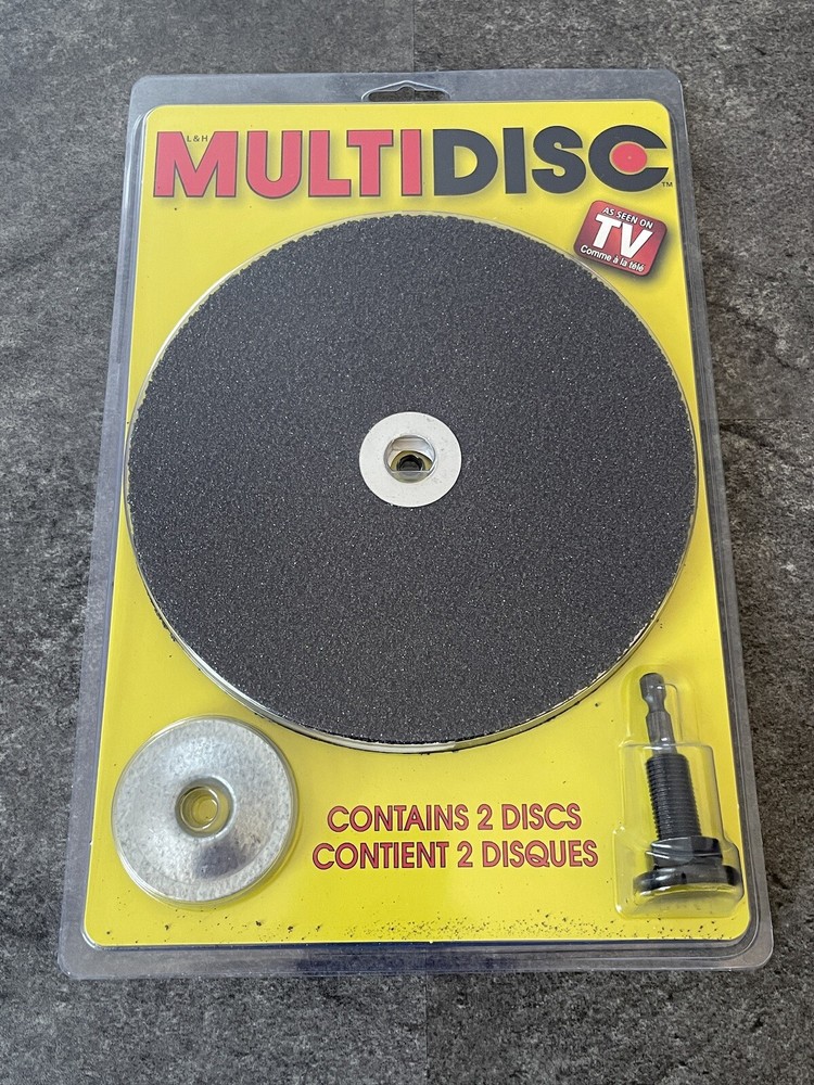 Multi-Disc Sanding Discs | As Seen on TV | 2 Discs per Pack