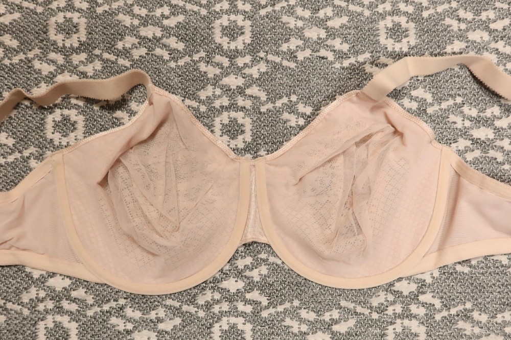 New Wacoal Visual Effects Minimizer Bra - Size 42DD - Sand - # 857210