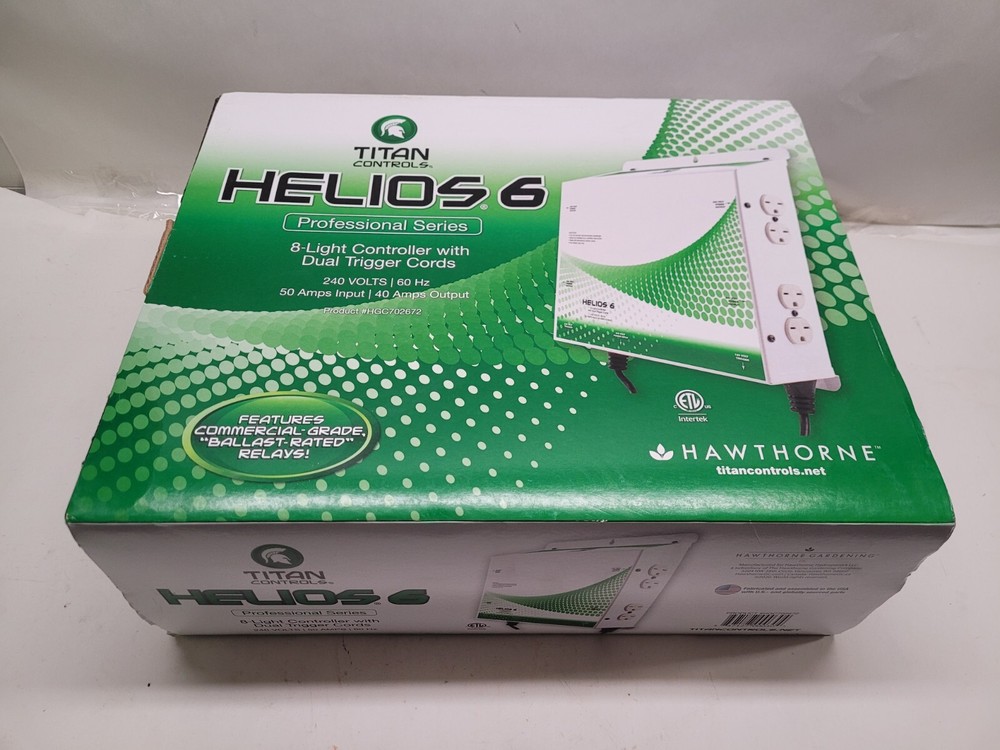 Titan Controls Helios 6    8 Light  Controller with Dual Trigger Cords  240V