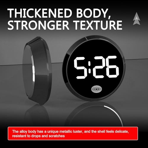 Car Clock, Mini Digital Dashboard Clock, LED High-Definition 1 PC White