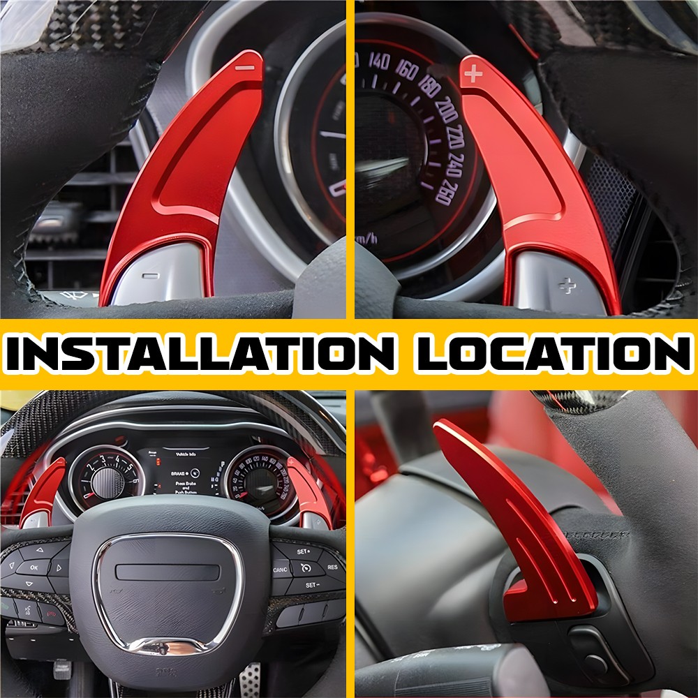 Steering Wheel Shift Paddle for 2015-2020 Dodge Charger Challenger Durango RT