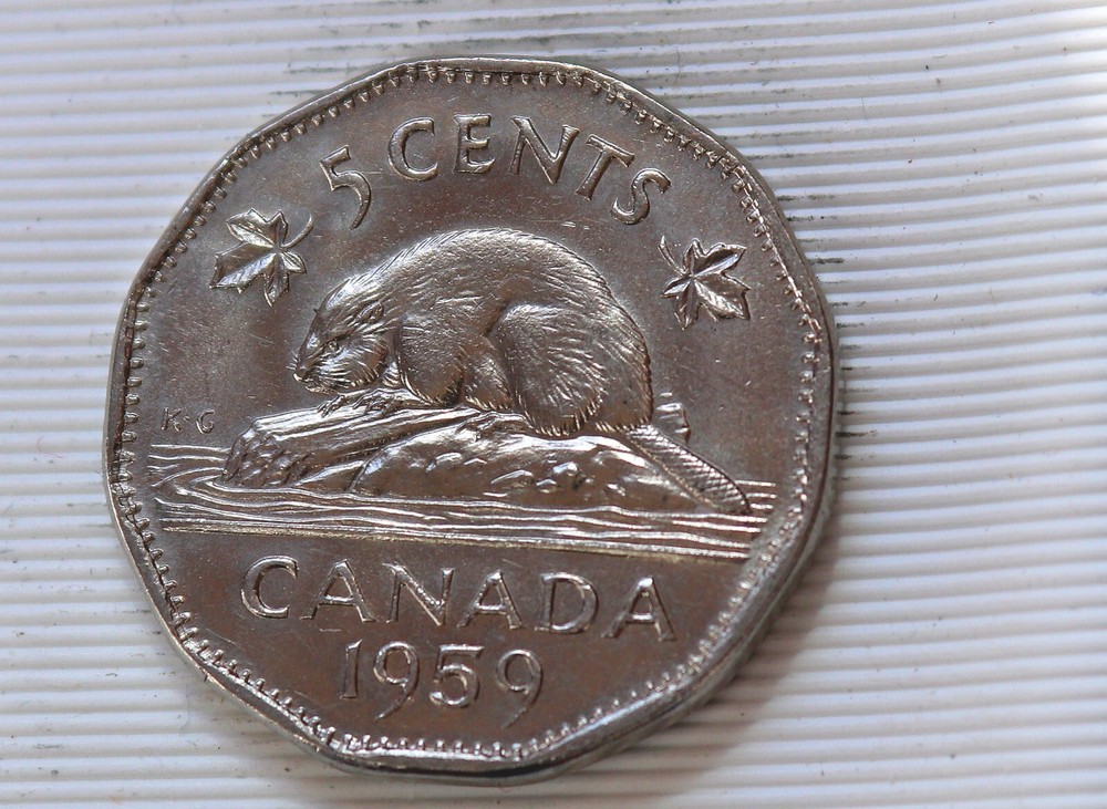 1959 Canada 5 Cents