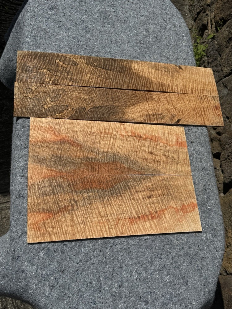 Reclaimed Curly Hawaiian Mango 4 Piece Baritone Set
