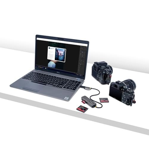 USB 3.0 Multi-Media Card Reader for SD/microSD/CompactFlash, USB-C & USB-A Adapt