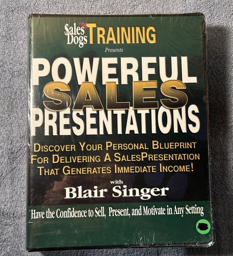 Powerful Sales Presentations by Blair Singer New Sealed