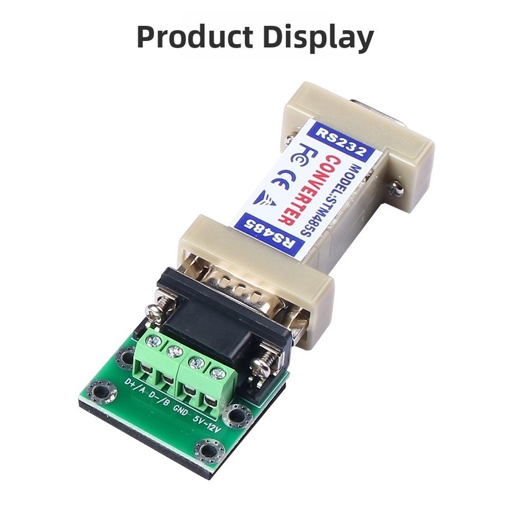 Serial Interface Passive Converter RS232 to RS485 Adapter for Communications