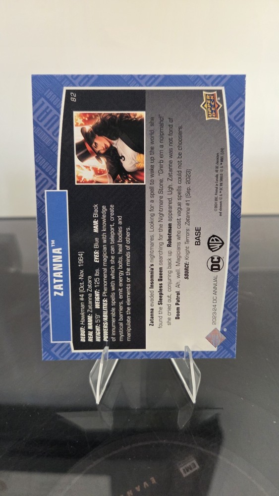 Upper Deck DC Annual Zatanna 82
