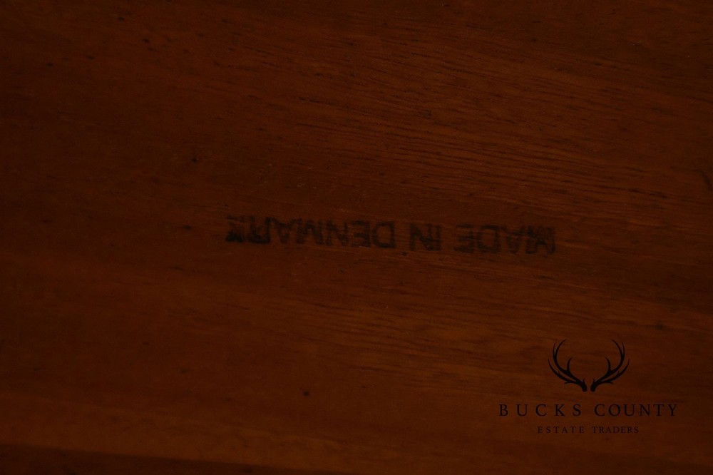 Danish Modern Teak Executive Writing Desk