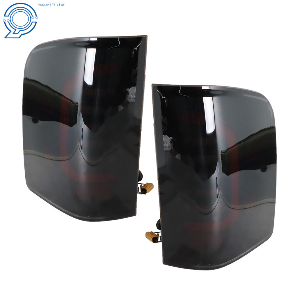 Black LED Tail Lights Assembly Fit For 2007-2013 Chevy Silverado Left+Right Side