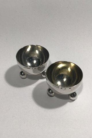 C. G, Hallberg (Swedish) Silver Salt Cellars (2)