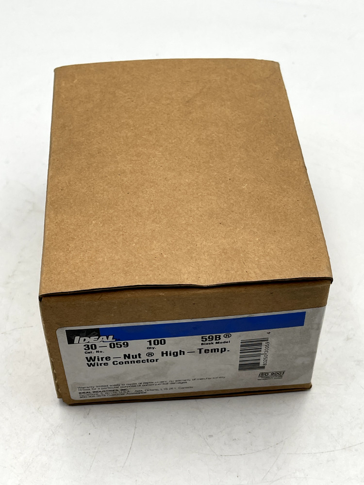 IDEAL Electrical 30-059 Model 59B High-Temp Wire-Nut Wire Connectors (100 Pack)
