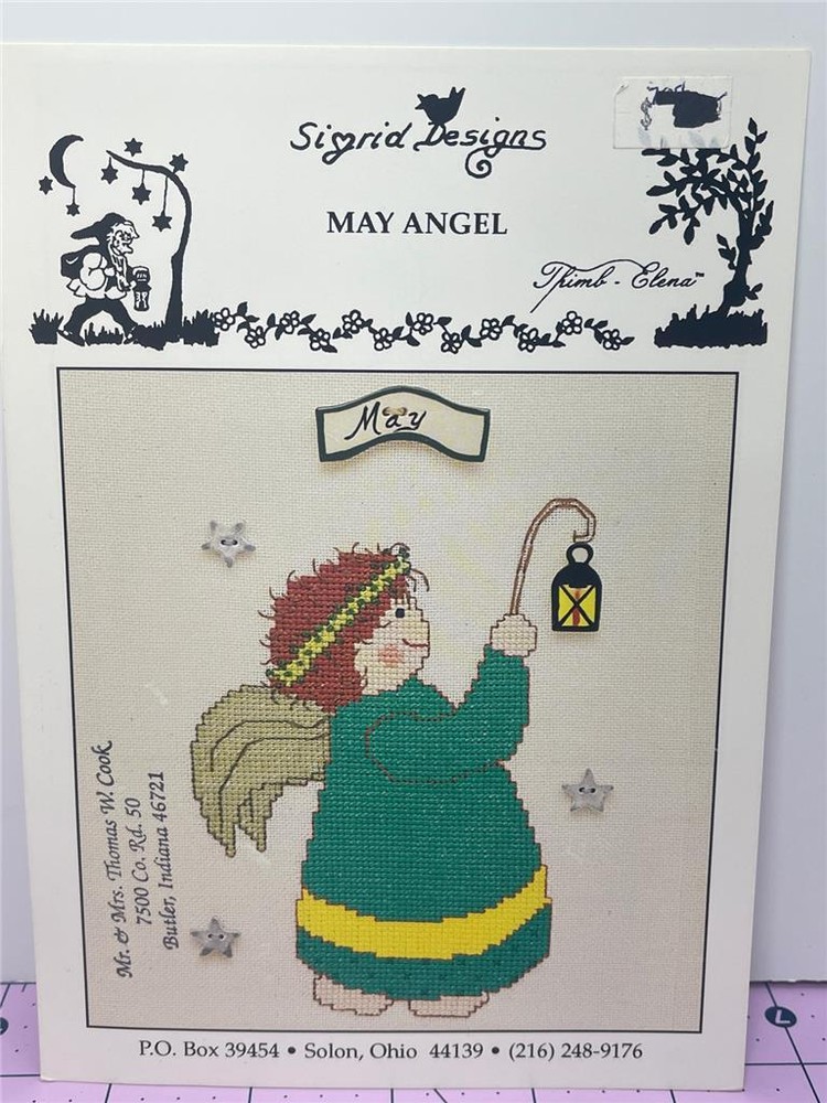 SIGRID DESIGNS - Counted Cross Stitch Chart - MAY ANGEL