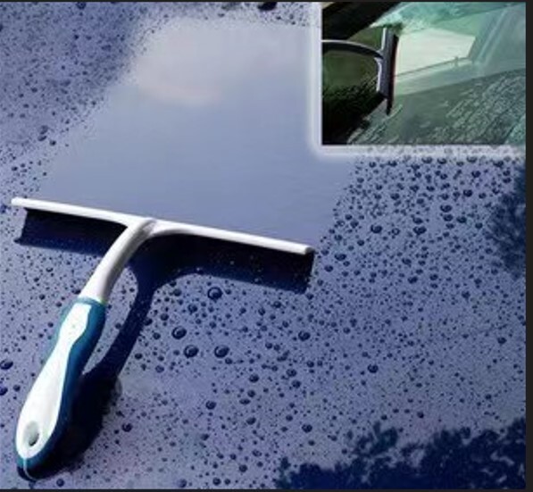 Car Squeegee with Hanging Hole Nonslip Handle Flexible for Doors Trunks