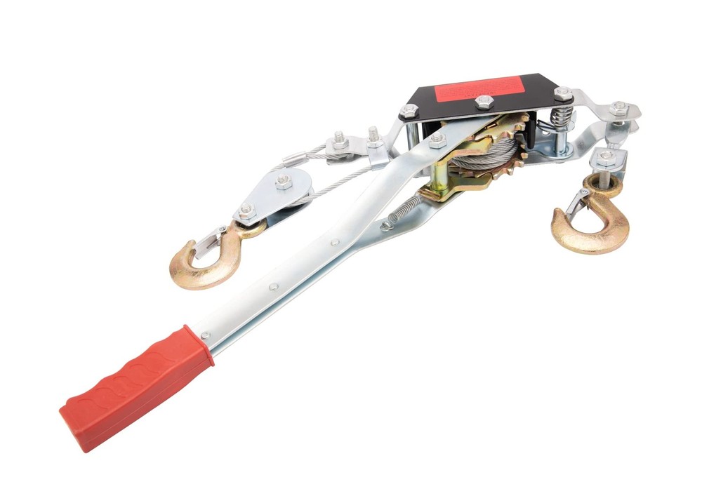 2-Ton Come Along Winch Power Puller, Heavy-Duty Dual Gear Hand Cable Puller T...
