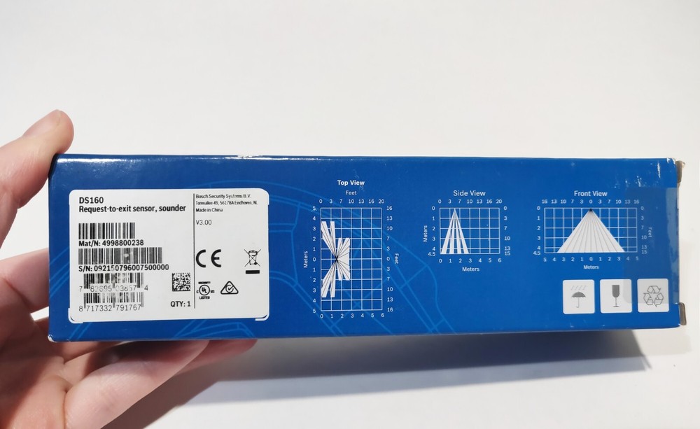 BOSCH DS160 High Performance Request To Exit PIR Motion Detector A