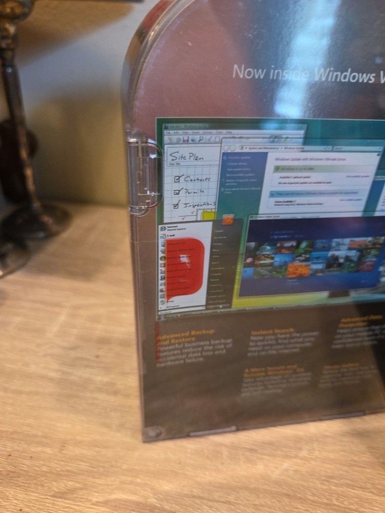 Microsoft Windows Vista Ultimate Full 32 Bit & 64 Bit DVDs SEALED