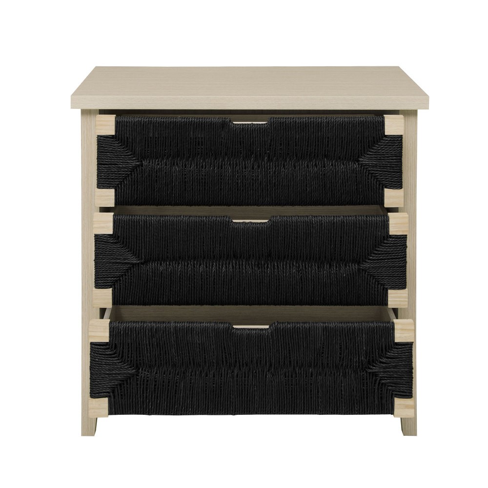 3 Drawer Sideboard Buffet with Adjustable Shelves, Storage Cabinet
