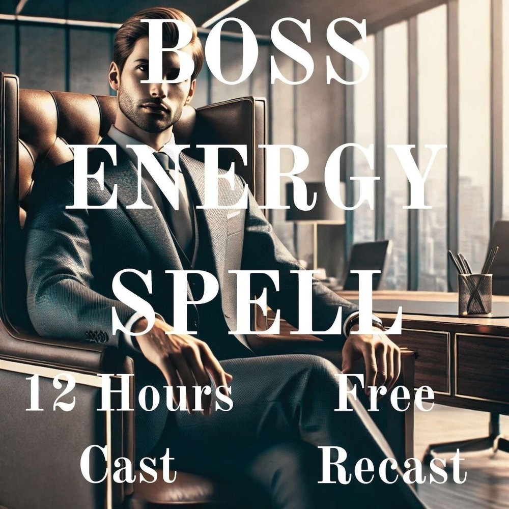 Boss Energy Spell - Command Respect, Lead with Confidence, and Radiate Authority