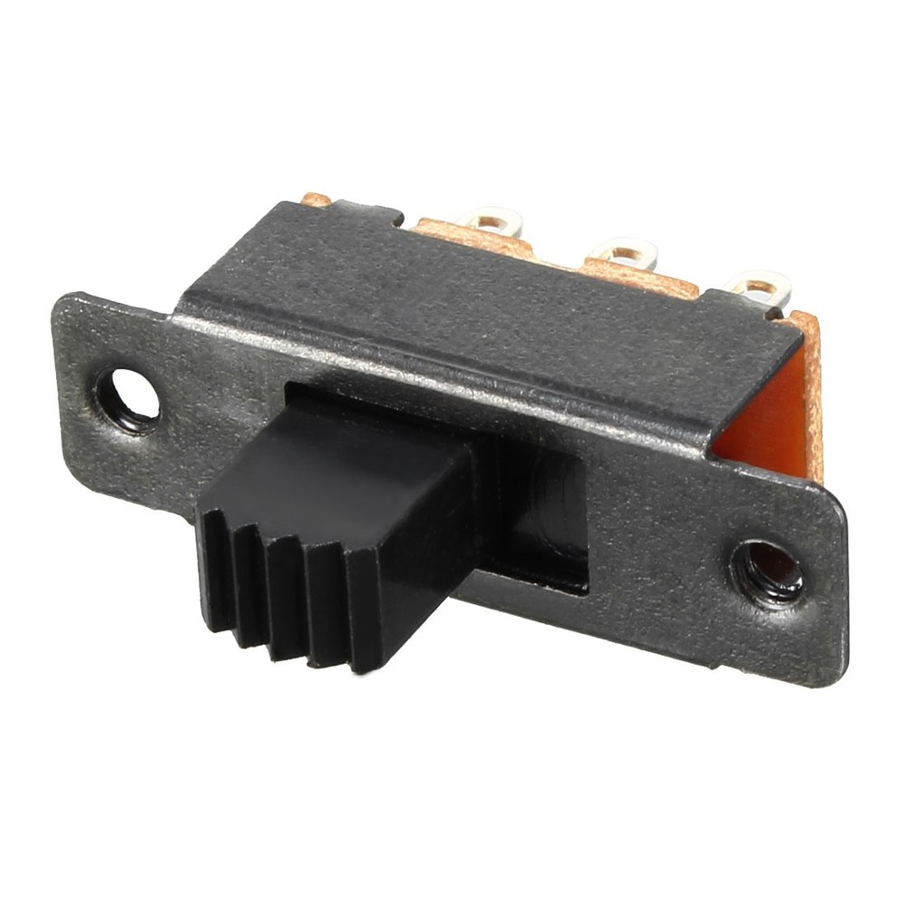 10Pack 6mm Vertical Slide Switch DPDT 2 Position 6 Terminals PCB Panel Latching