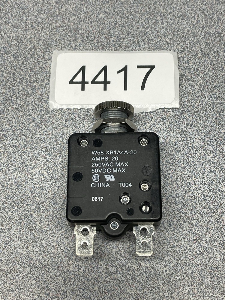 TE CONNECTIVITY W58-XB1A4A-20 CIRCUIT BREAKER NEW