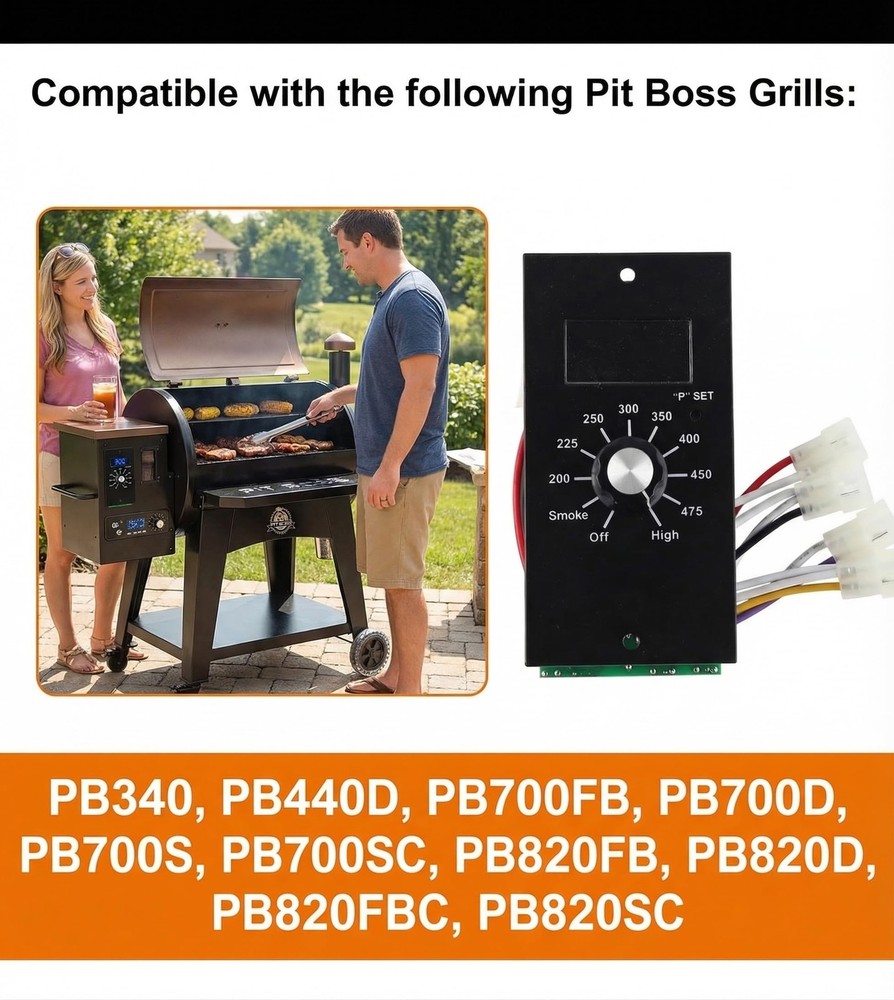 Pit Boss Control Board, Digital Controller Thermostat Kit for Wood...