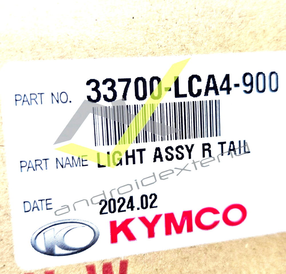 KYMCO MXU150 REAR TAIL LIGHT RIGHT 33700-LCA4-900