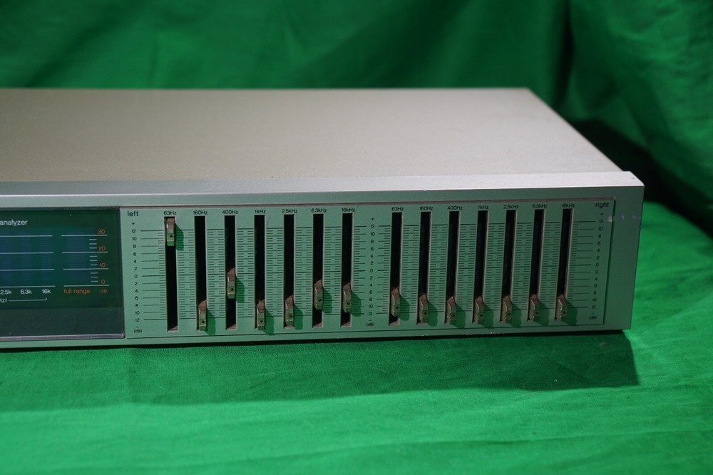 Technics Stereo Graphics Equalizer Sh-8044 Real Time Spectrum Analyzer