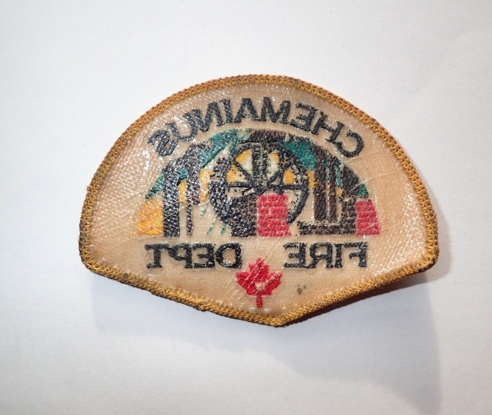 RARE Chemainus Fire Dept Patch - BC CANADA