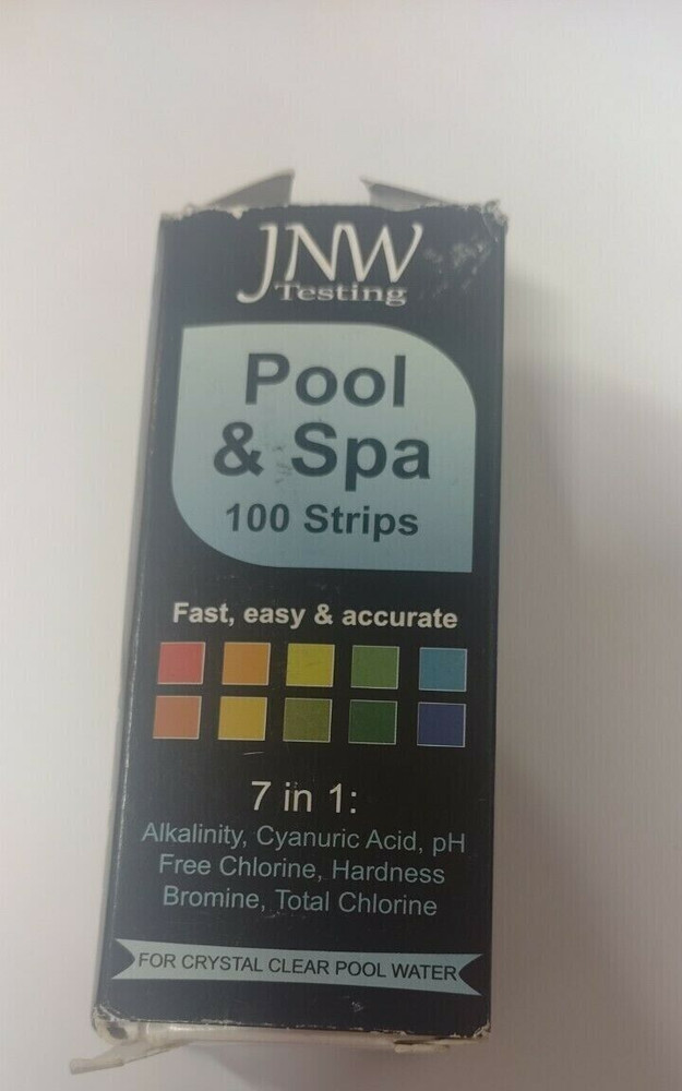 Pool and Spa Test Strips / 100 Strip Pack/ JNW/Testing Direct