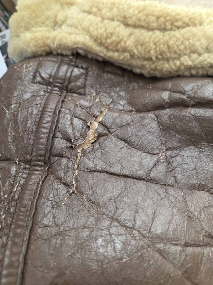 Original WW2 USAAF B-3 Leather Flight Jacket Werber