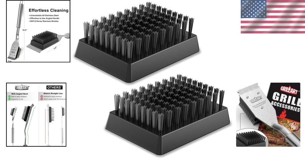 Stainless Steel Grill Scraper Head