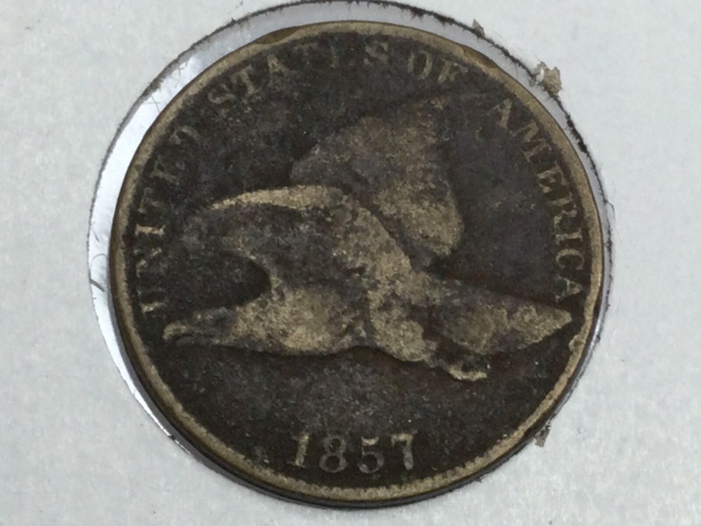 1857 group of Flying Eagle Cents
