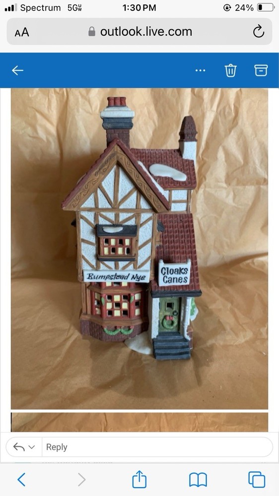 dept 56 dickens village Bumpstead Nye