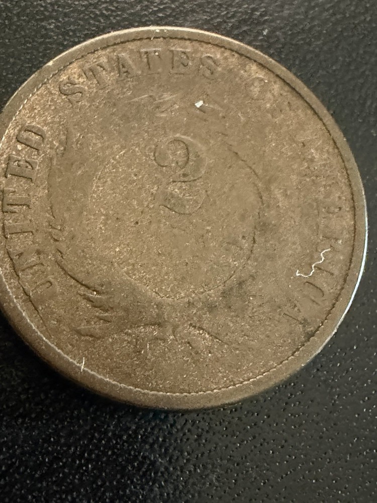 1872 Two 2 Cent Piece G