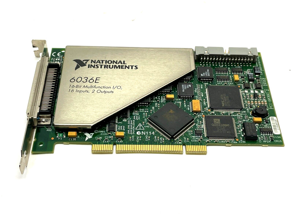 National Instruments PCI-6036E Multifunction Card 16 Inputs 2 Outputs 778465-01