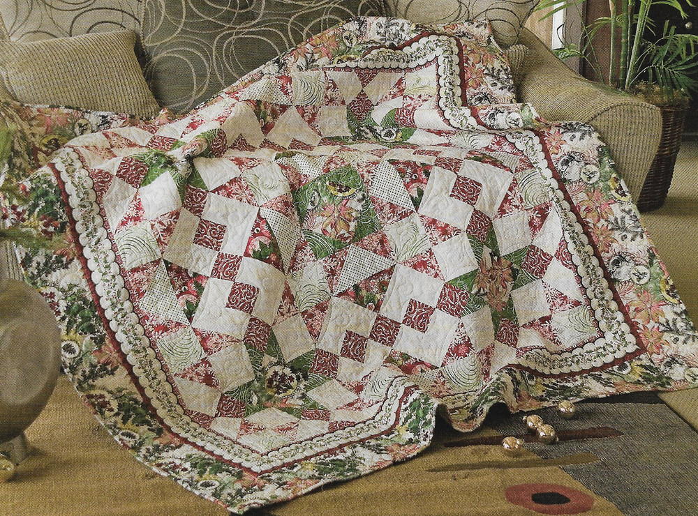 December Snow Quilt quilting pattern instructions