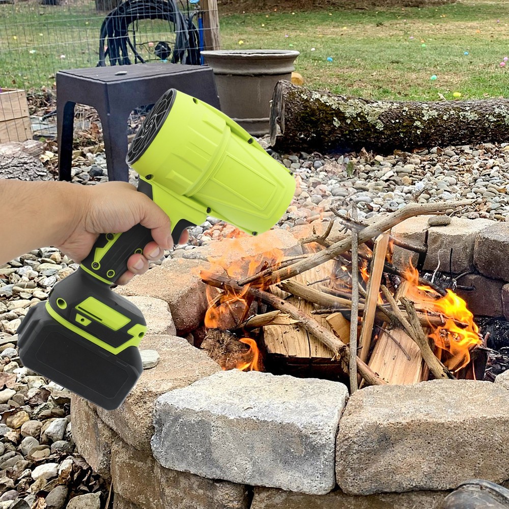 Portable Green Leaf Blower - Handheld Nylon Silicone Dust Cleaner