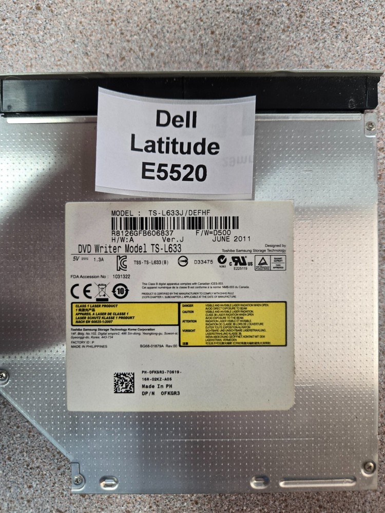 Dell Latitude E5520 - DVD±RW Super-Multi Writer