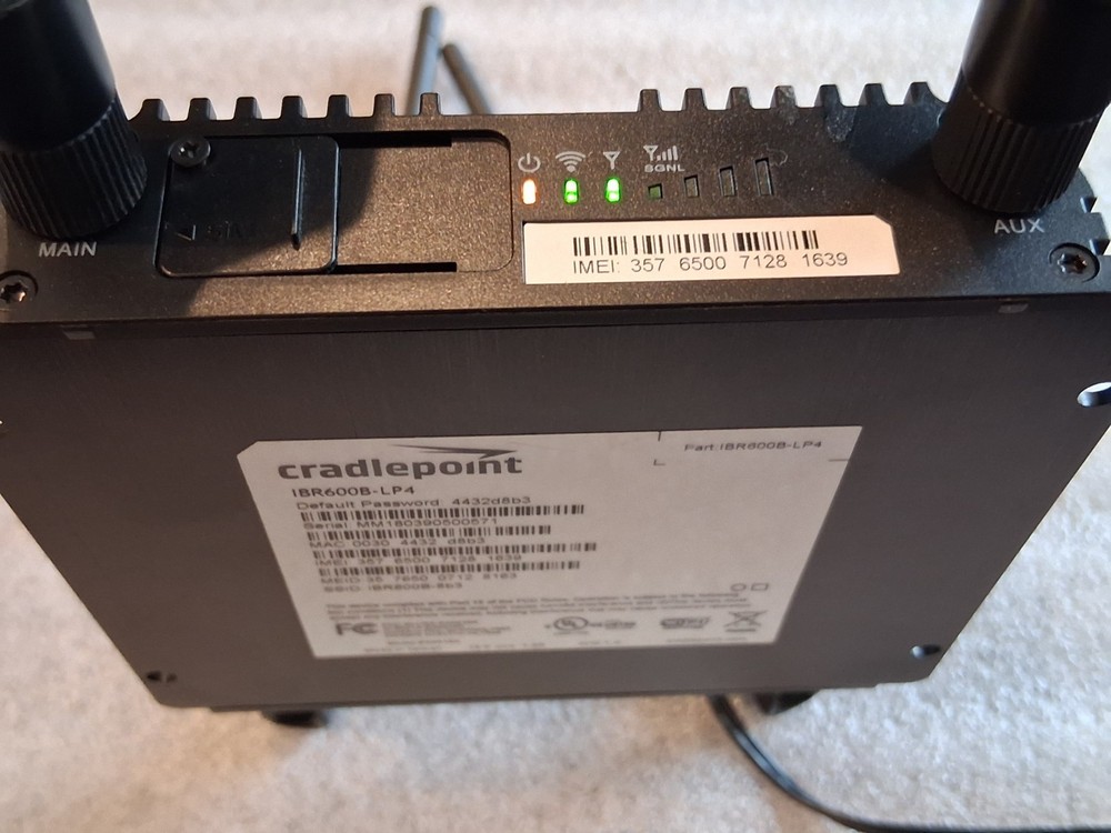 CRADLEPOINT IBR600B-LP4 ROUTER