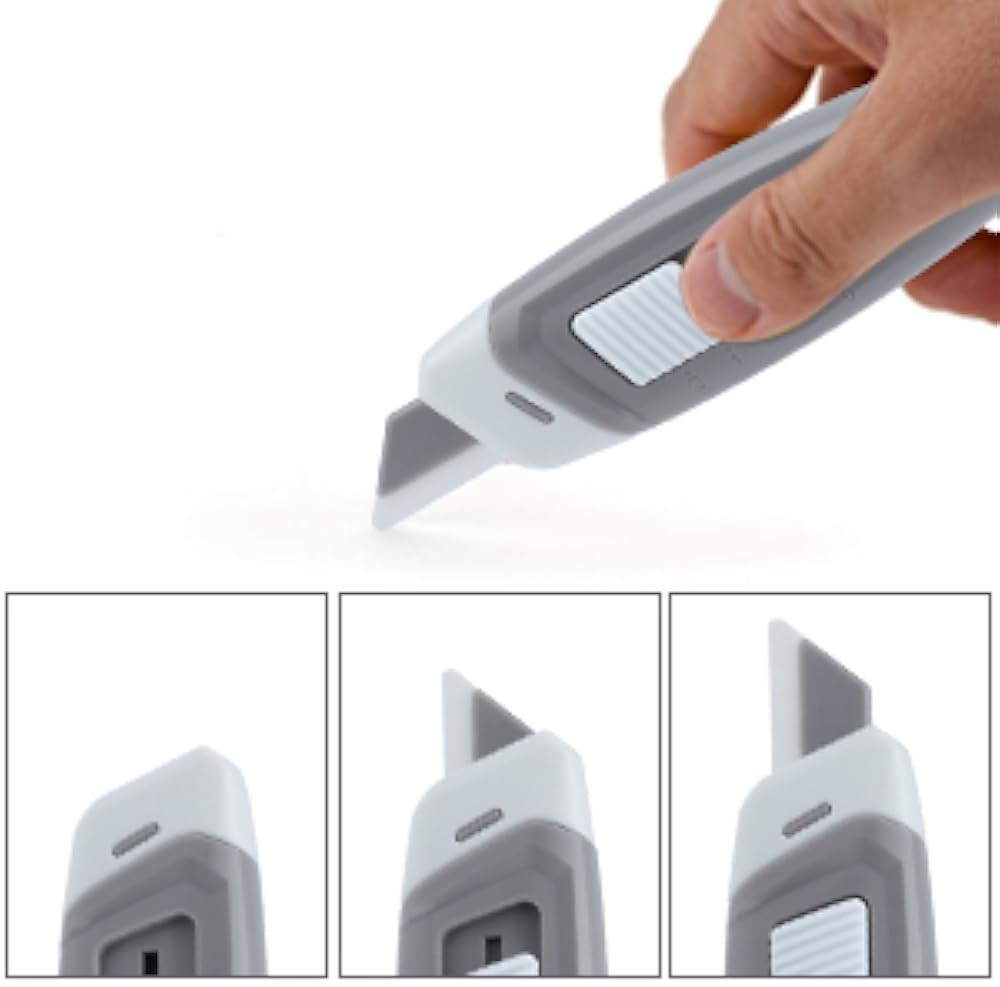 Mini Ceric Box Cutter, 2-Sta Retractable Box Opener, Mini