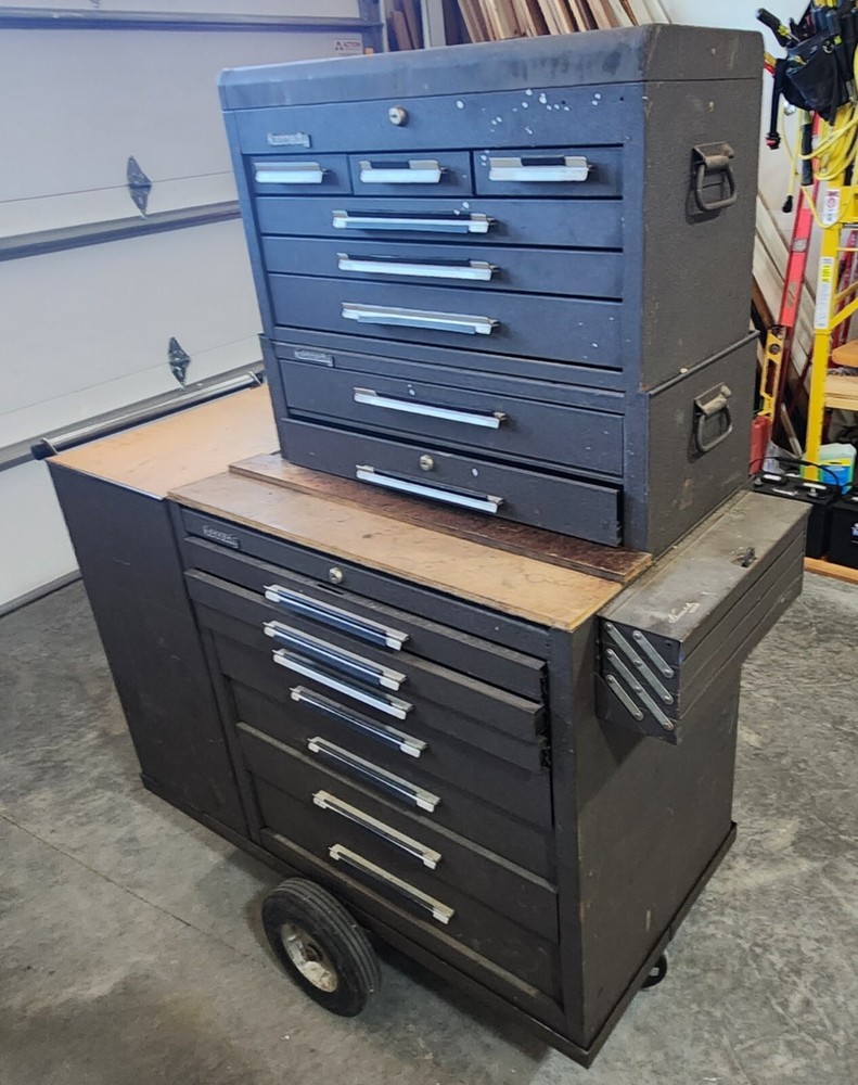 kennedy, machinist, roll away, tool box,