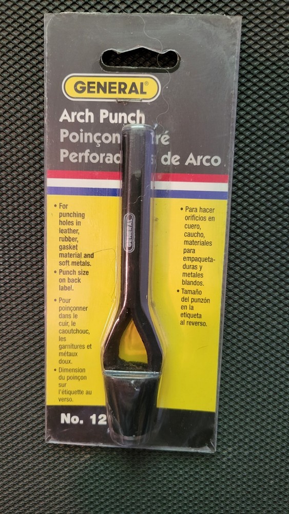 General Tools 1271E 1/2" Arch Punch (H)