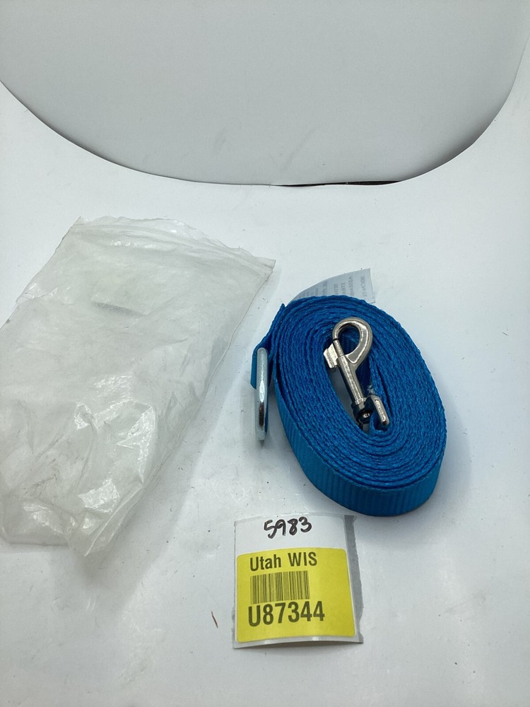 Ancra Tether Strap Assembly 30CN-TS with Buckle Snap Inside Blue for Lifting